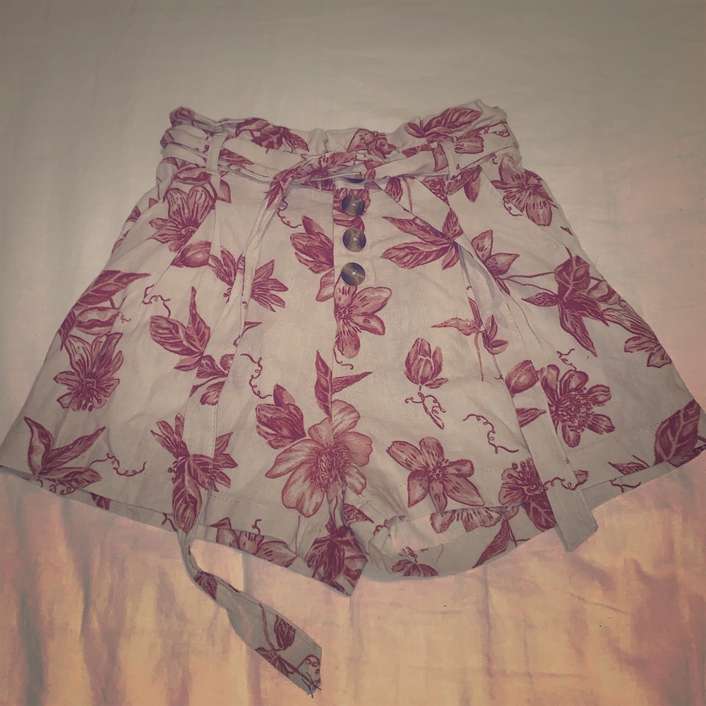 Paperbag Waist Tie Shorts